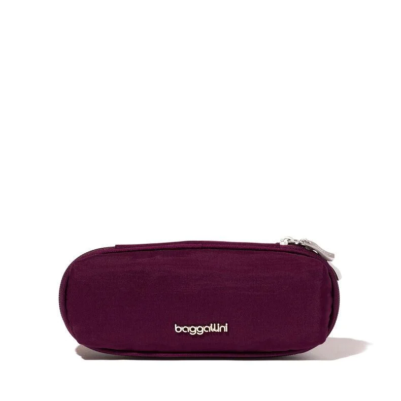 Leather - Trimmed Travel Laptop Sleeves in Burgundy for ProtectionBaggallini Daily Tech Case