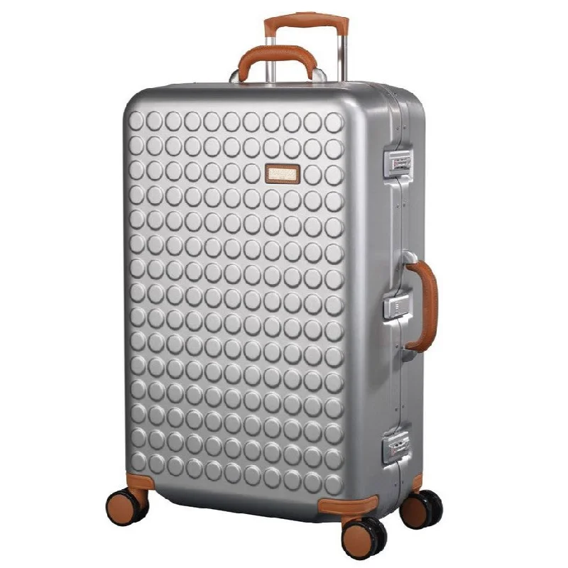 Travel - Size Toiletry Bottles with Leak - Proof Caps in ClearDot-Drops Paris Chapter 4 Large Framed Spinner Luggage