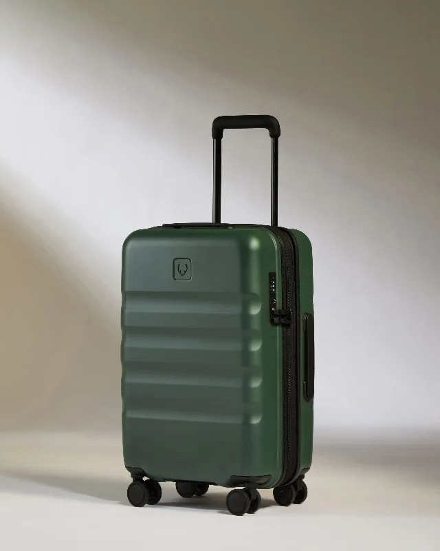 Women's TSA - Approved Luggage Locks in Rose Gold for Secure TravelExpandable Carry-on Luggage in Antler Green - Icon Stripe