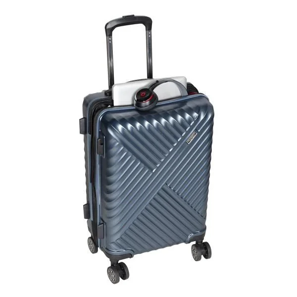 Travel Jewelry Organizers in Velvet with Multiple Compartments in PurpleOlympia Matrix Polycarbonate 21" Exp Carry-On Spinner Luggage - Navy