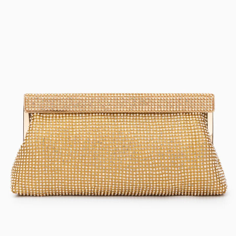 Pearl - Embellished Clutch in Cream for Bridal ShowersGlitz Diamonds Clutch Bag