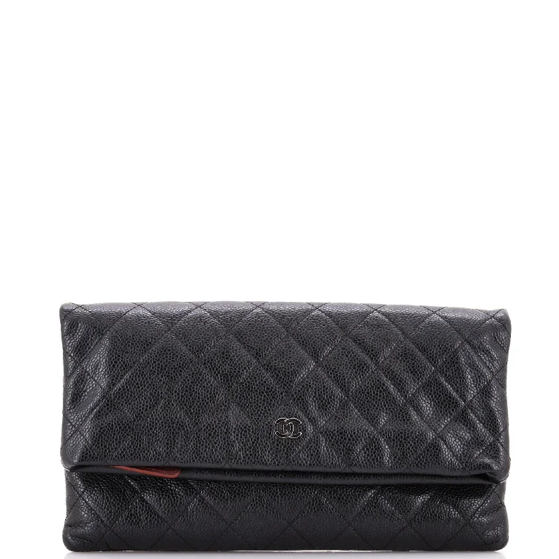 Geometric - Patterned PVC Evening Bag in Multicolor for Trendy Nights OutBeauty CC Clutch Quilted Caviar