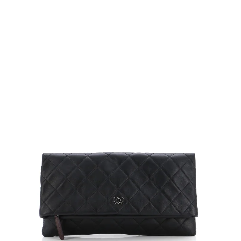 Women's Lizard - Print Clutch in Brown for a Chic LookBeauty CC Clutch Quilted Caviar