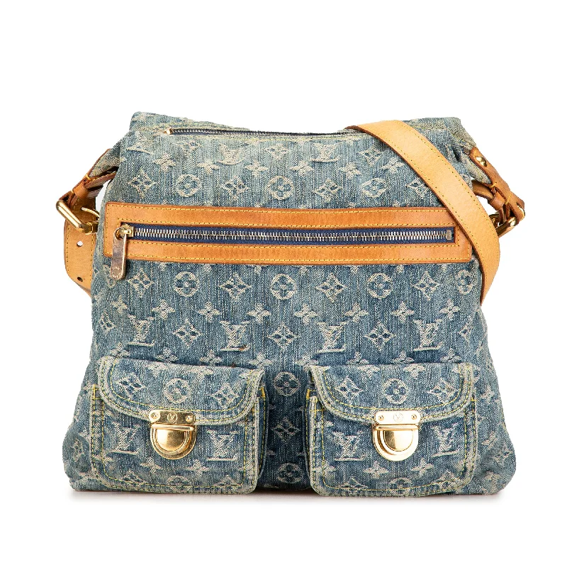 Quilted Shoulder Bag in Cream for a Classic and Elegant LookBlue Louis Vuitton Monogram Denim Baggy GM Shoulder Bag