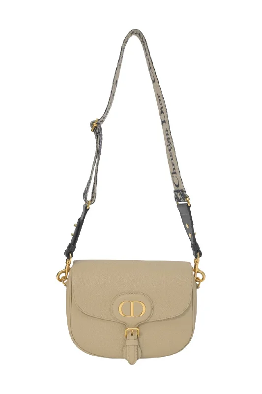 Canvas and Leather Combo Shoulder Bag in Tan for a Rustic Look[WB7142] Christian Dior | Shoulder Bag