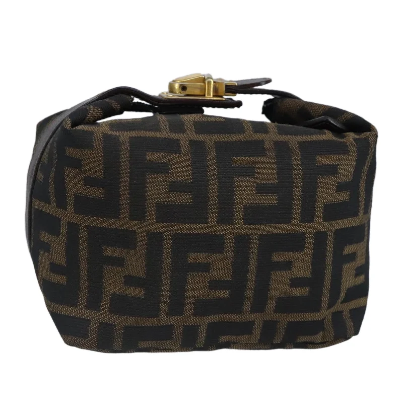 Women's Lizard - Print Clutch in Brown for a Chic LookFendi  Canvas Clutch Bag (Pre-Owned)