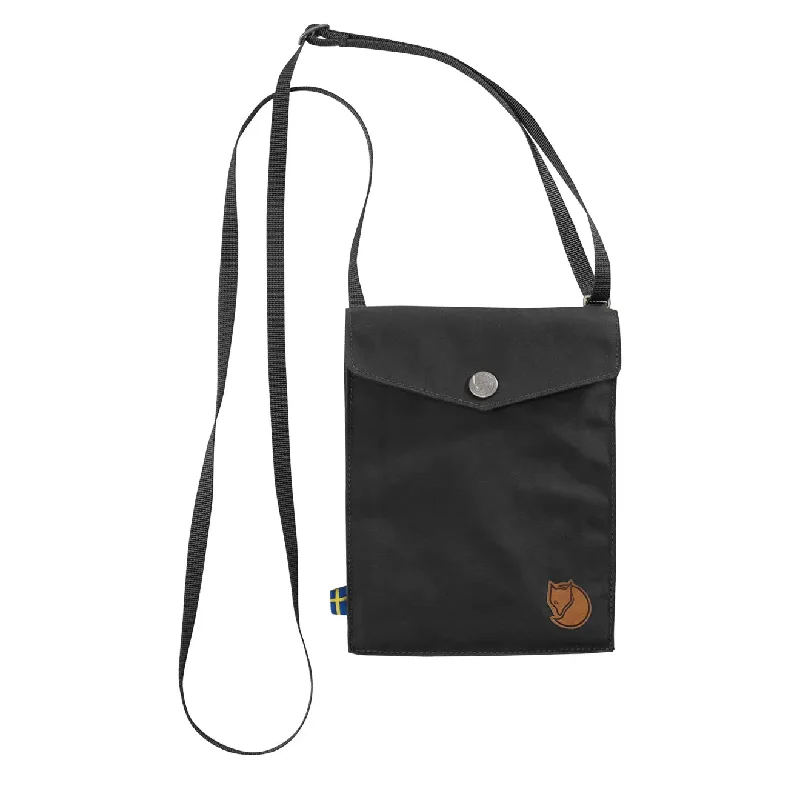 Women's Shoulder Bag with Zippered Pockets in Orange for SafetyFjallraven Pocket Bag Dark Grey