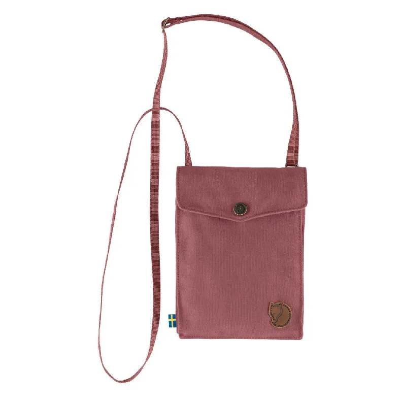 Leather Shoulder Bag with Magnetic Closure in Black for Quick AccessFjallraven Pocket Bag Mesa Purple