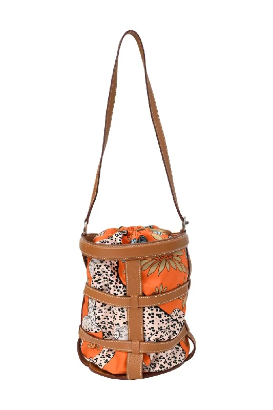 Women's Shoulder Bag with Zippered Pockets in Orange for Safety[WB7261] Hermès | Shoulder Bag