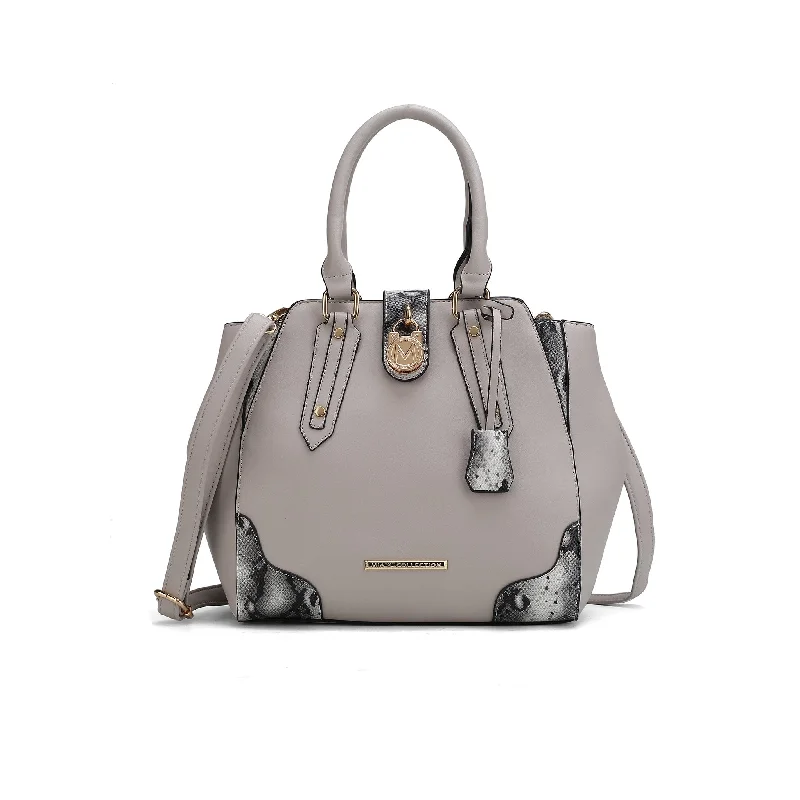 Pvc Shoulder Bag in Clear with Glitter for a Fun and Modern LookLorena Embossed Shoulder Bag