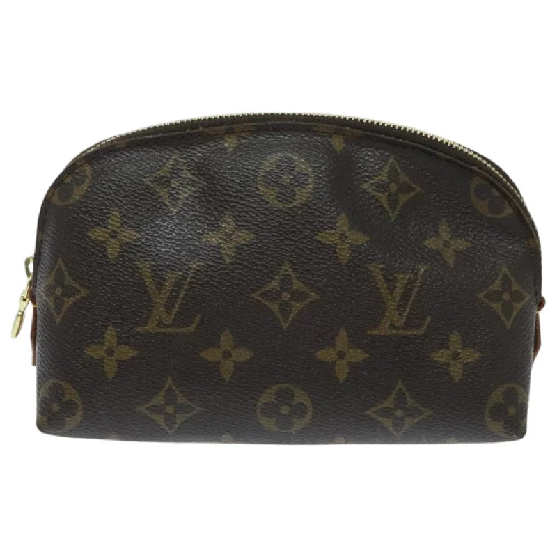 Women's Lizard - Print Clutch in Brown for a Chic LookLouis Vuitton Cosmetic Pouch  Canvas Clutch Bag (Pre-Owned)