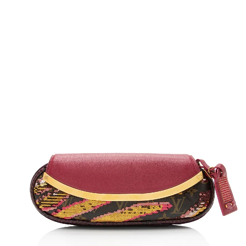 Geometric - Patterned PVC Evening Bag in Multicolor for Trendy Nights OutLouis Vuitton Limited Edition Monogram Savage Cub Clutch