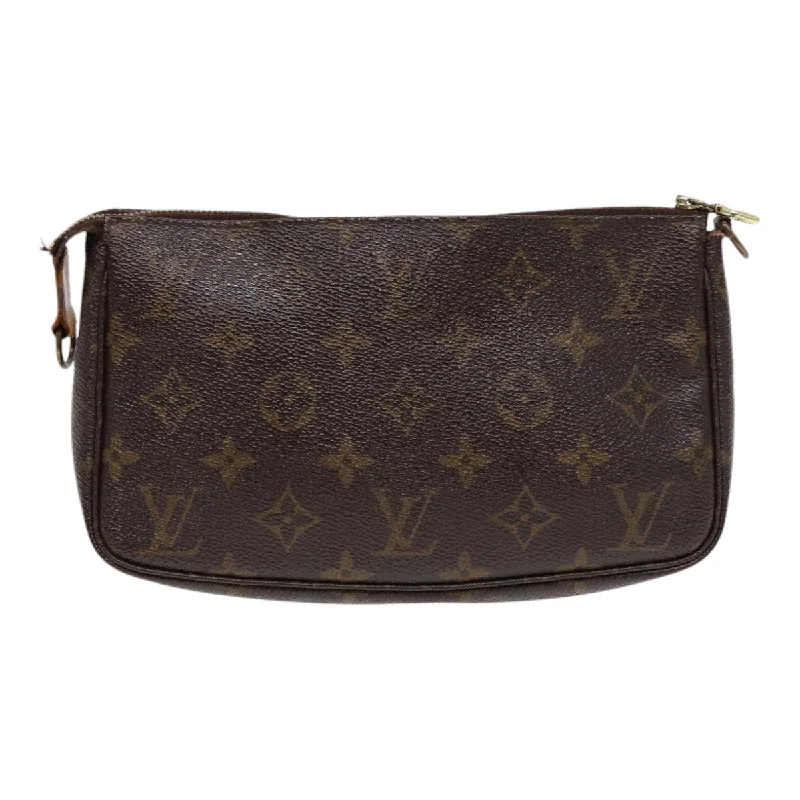 Mirrored Clutch in Silver for Futuristic - Themed GatheringsLouis Vuitton Pochette Accessoire  Canvas Clutch Bag (Pre-Owned)