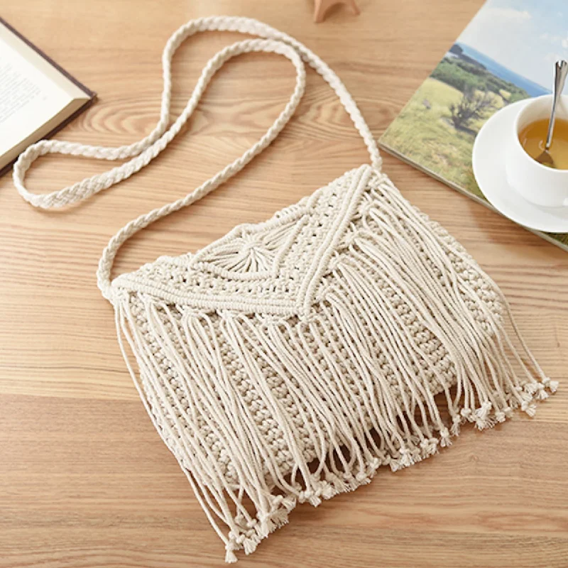 Pvc Shoulder Bag in Clear with Glitter for a Fun and Modern LookElena Handbags Medium Boho Beach Bag