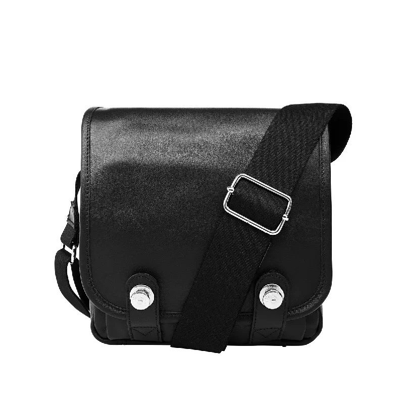 Vegan Leather Shoulder Bag in Gray for Ethical Fashion LoversOberwerth Boulevard Compact - Leather Camera Bag, Black with Red Lining