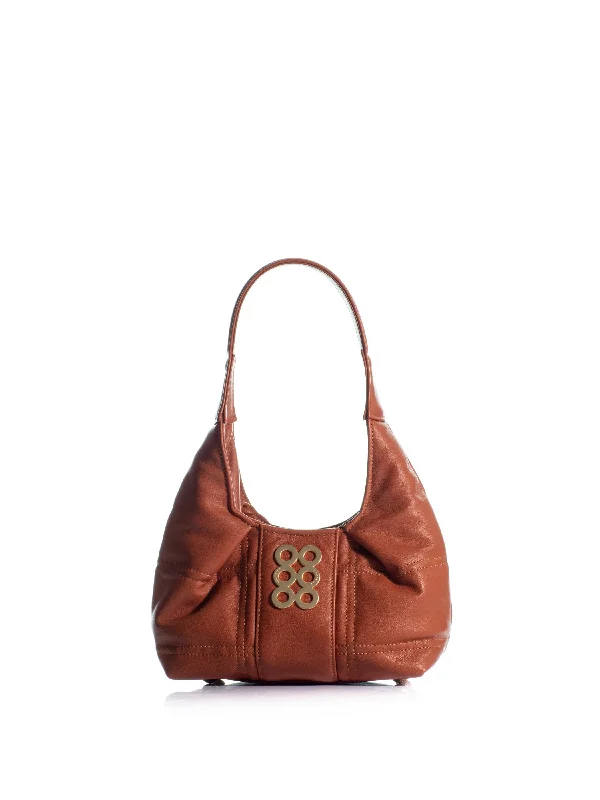 Women's Shoulder Bag with Fringe Details in Brown for a Bohemian StyleThe Milano Hobo