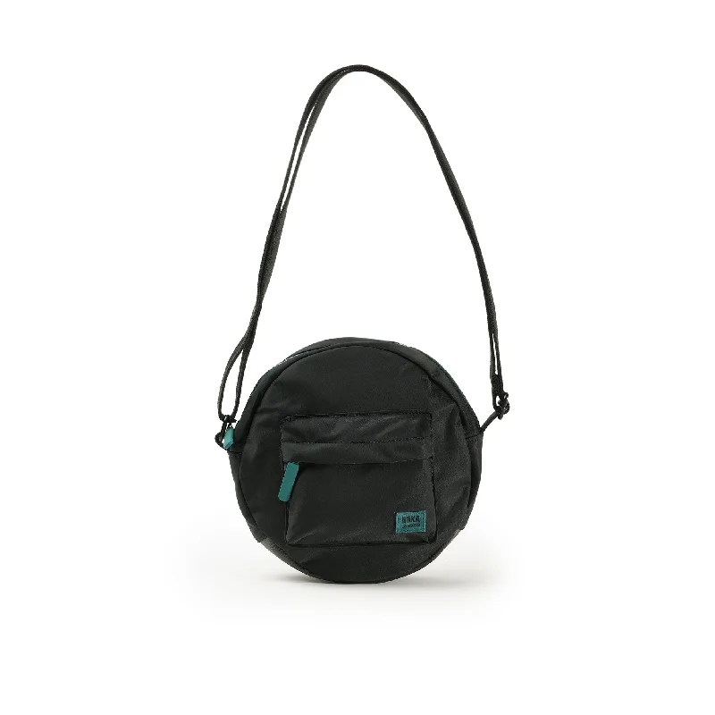 Women's Crossbody Bag with Multiple Compartments in Gray for Organized Daily UseCreative Waste Black Edition Paddington B Teal Recycled Nylon