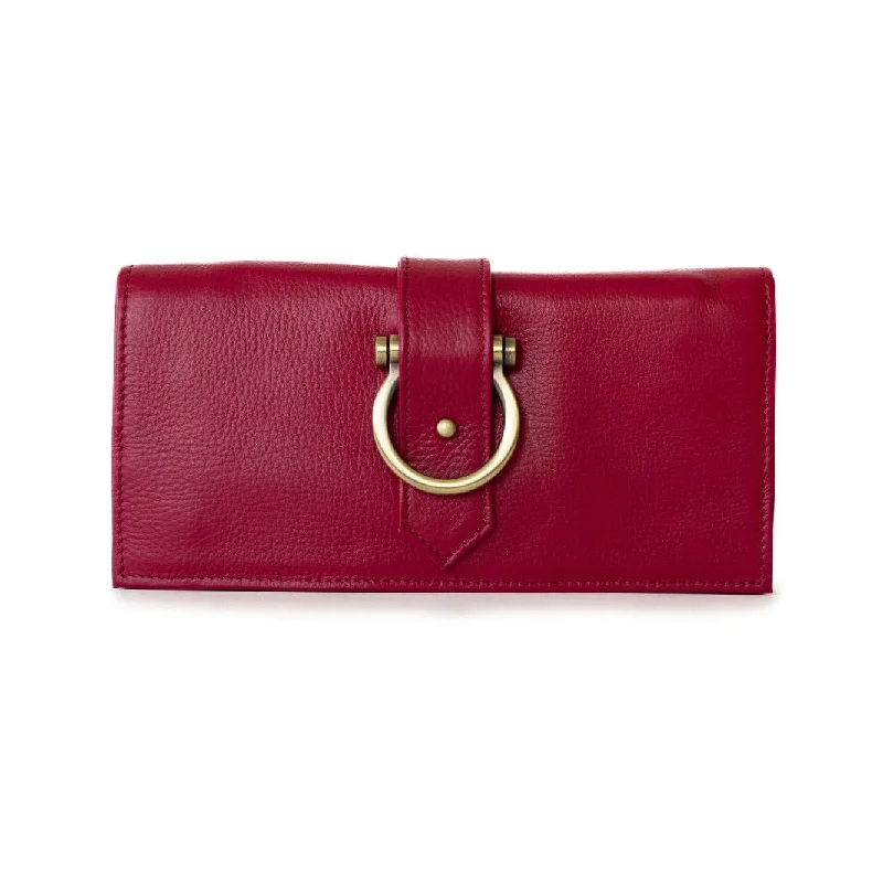 Ruby Pink Oil Leather