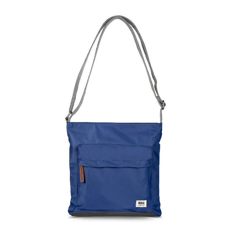 Women's Crossbody Bag with Magnetic Closure in White for Quick AccessKennington B Burnt Blue Recycled Nylon