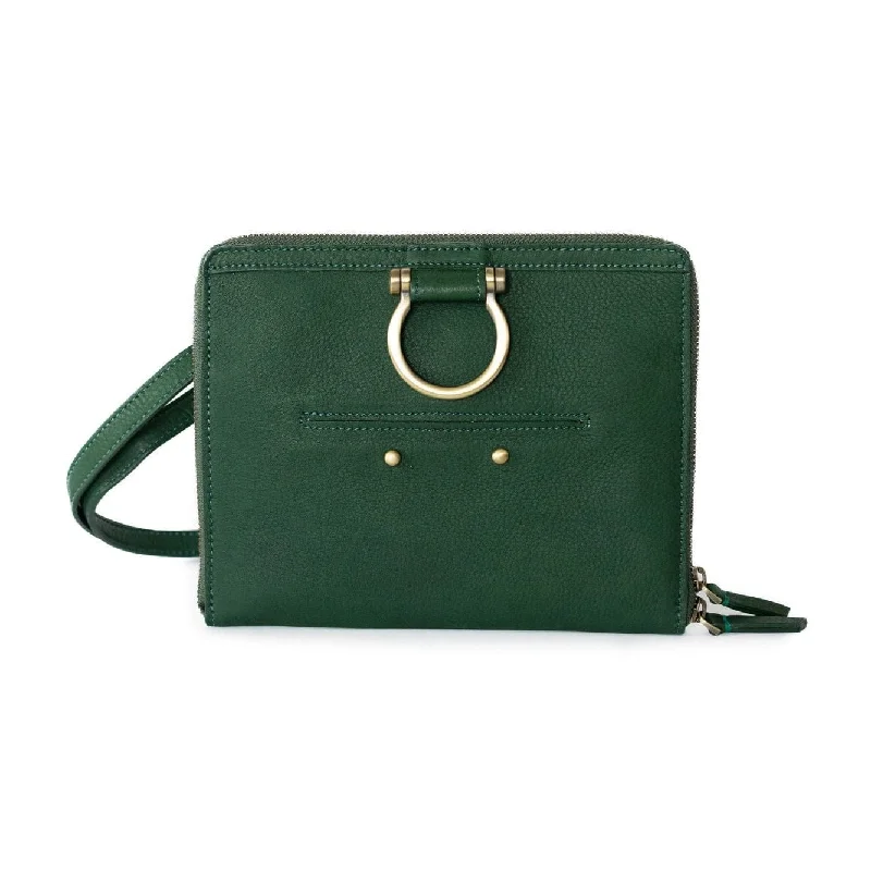 Kelly Green Raw Leather