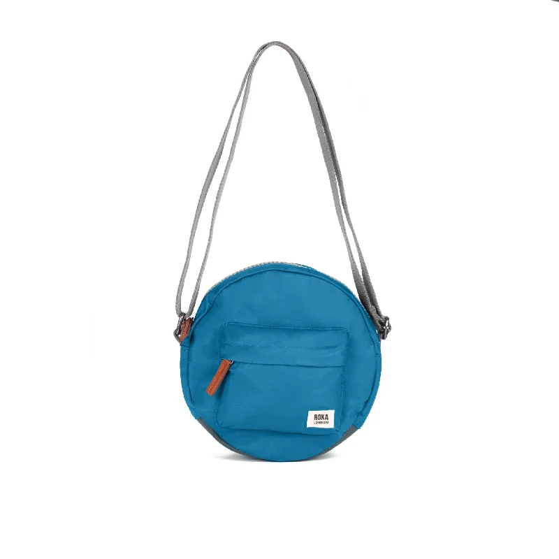 Leather - Trimmed Denim Crossbody Bag in Blue for a Vintage - Inspired LookPaddington B Marine Recycled Nylon