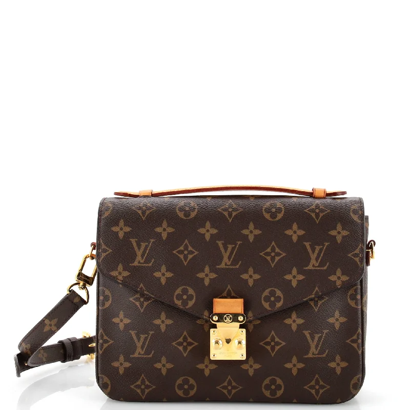 Women's Crossbody Bag with Chain Strap in Gold for a Glamorous TouchPochette Metis Monogram Canvas