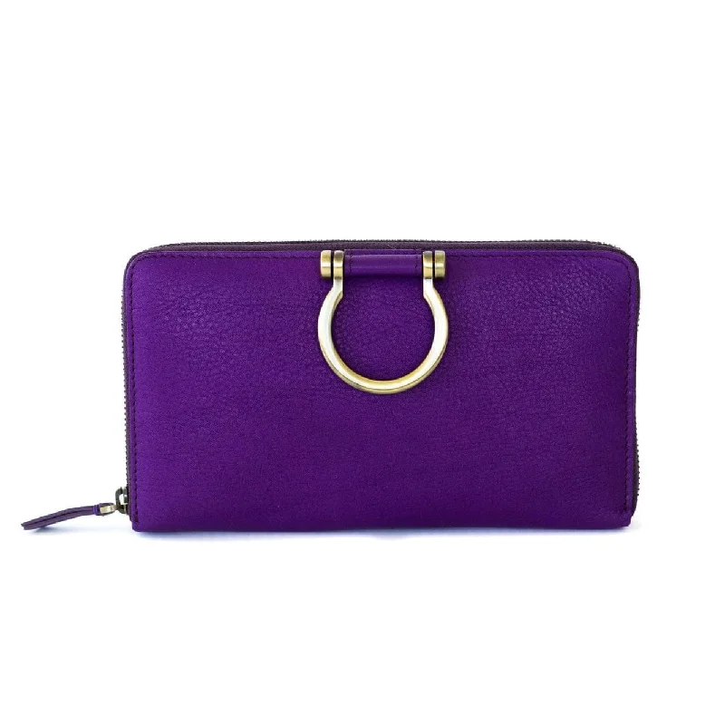 Purple Raw Leather